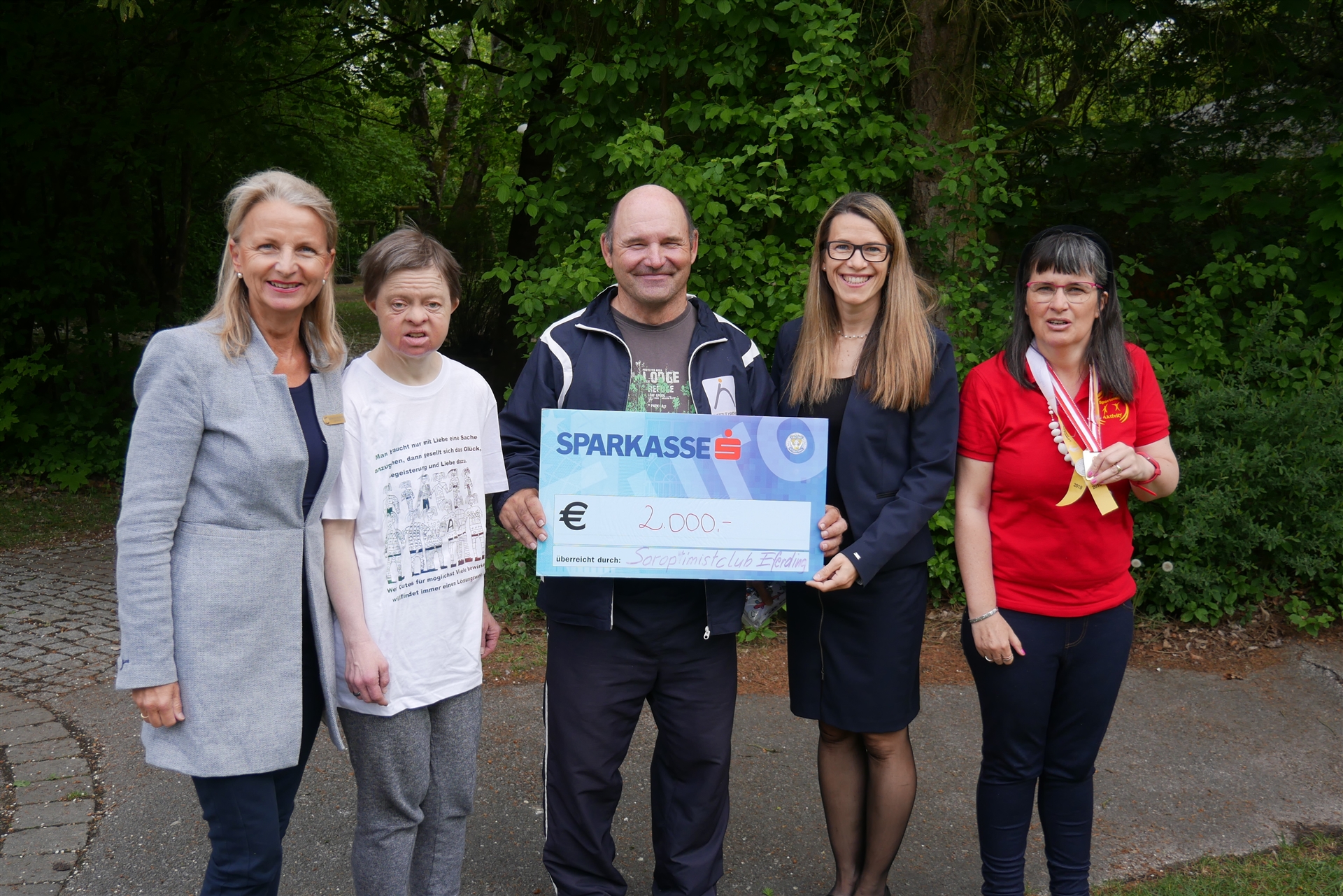 Unterstützung für Behindertensport im Institut Hartheim